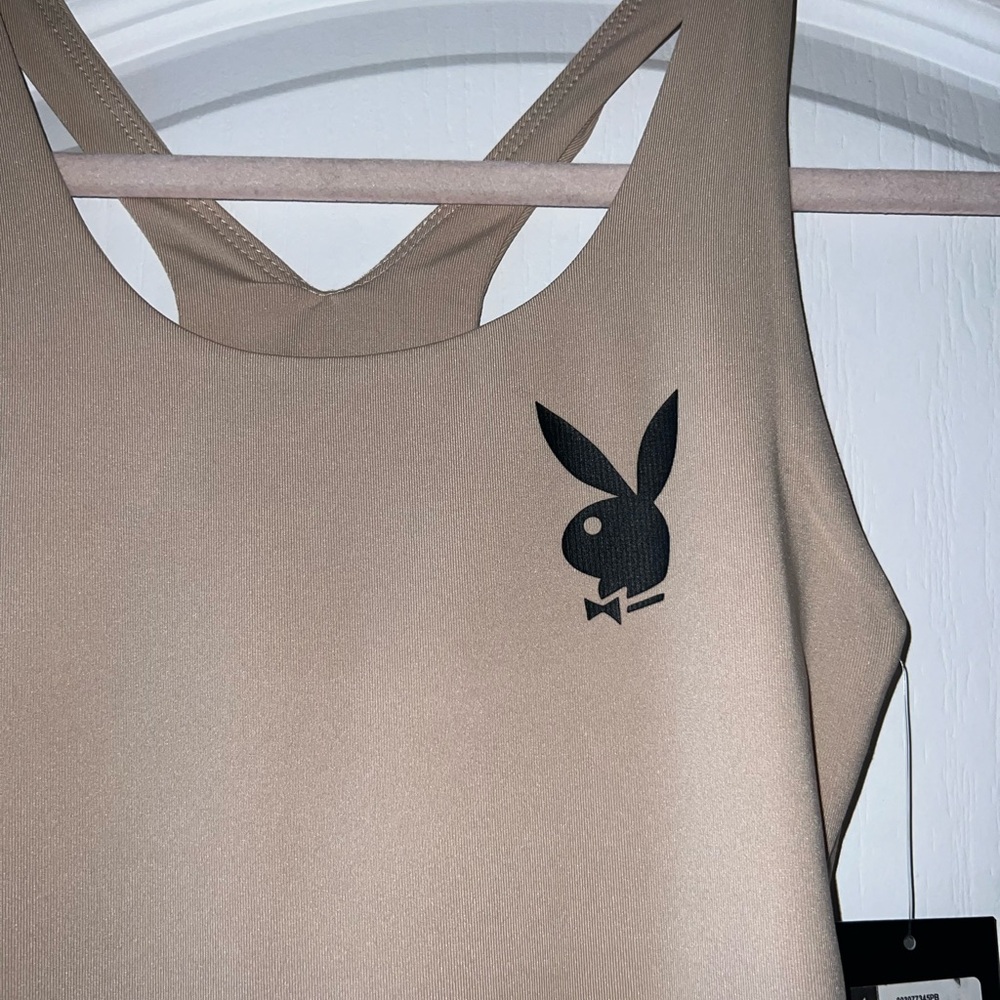 Beige Playboy Bodysuit NEW! - Picture 3 of 4